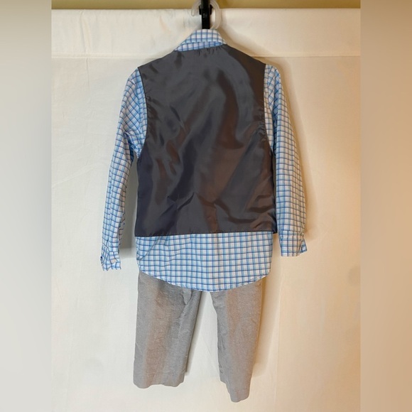 three piece grey and blue suit size 5 - Picture 8 of 10